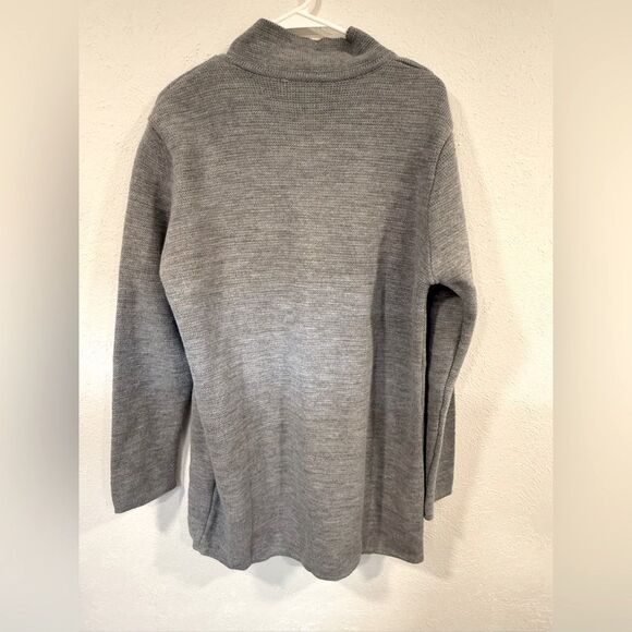 Ron Tomson RNT23 Men’s Grey Shawl Knit Cardigan, Size Large - Picture 3 of 4